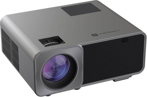 Portronics Beem 450, Built-in Apps, Android 11, 1080p FHD, 4000 lm, 5W Speaker, Bluetooth (4000 lm / 1 Speaker / Wireless / Remote Controller) Portabl...