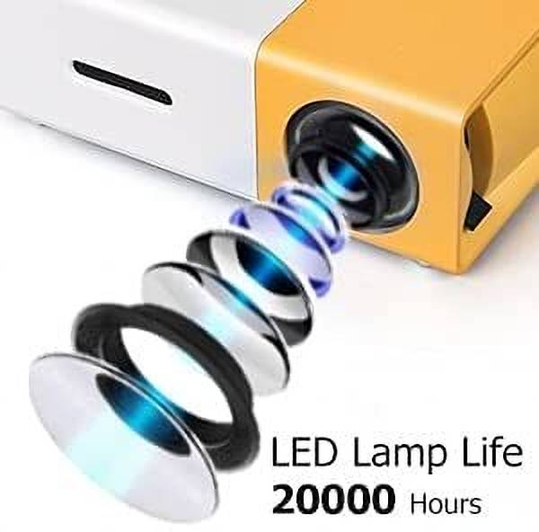 roxfire LED PROJECTOR, Portable Theater with Remote Controller (3000 lm / 1 Speaker / Remote Controller) Portable Projector