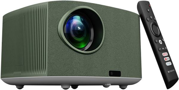 ZEBRONICS ZEB-PIXAPLAY 26 (5000 lm) 1080p Full HD, 508 cm Screen, Auto Focus, Auto Keystone, HDMI (ARC), Miracast, Dual Band, 30,000 Hour lamp life, O...