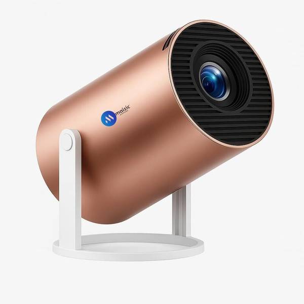 Maizic Smarthome CineGo Rose Smart Projector | Android 13.0, 950S Chip, Native 800P Resolution (8400 lm / 1 Speaker / Wireless / Remote Controller) Po...