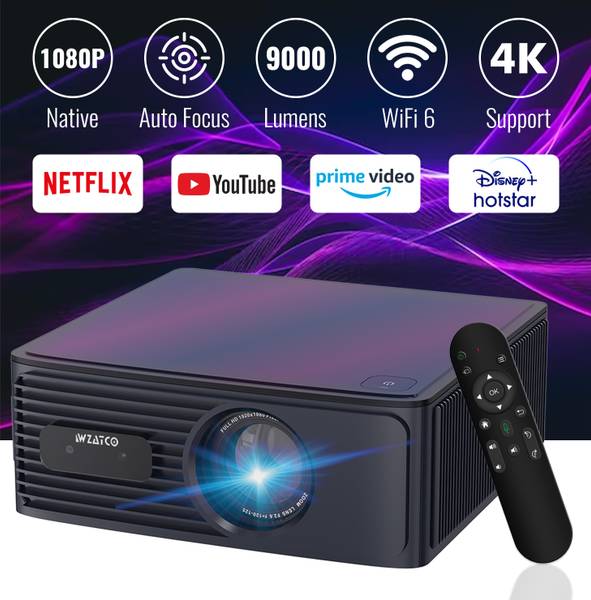 WZATCO Alpha X (9000 lm / 2 Speaker / Wireless / Remote Controller