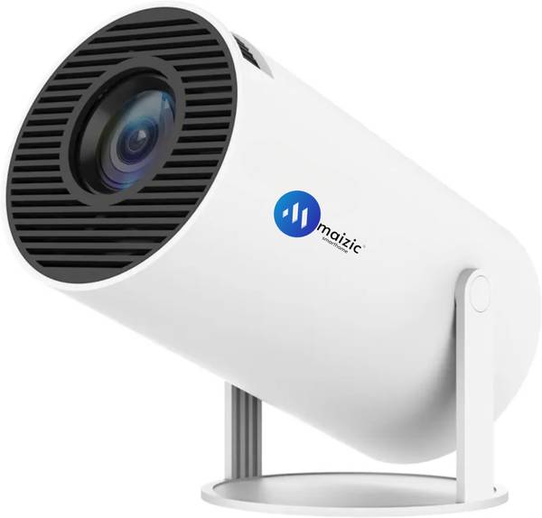 Maizic Smarthome 4K HD 150" Android Projector Wifi Portable BT 180 Rotation Auto Keystone (8400 lm / 1 Speaker / Wireless / Remote Controller) Portabl...