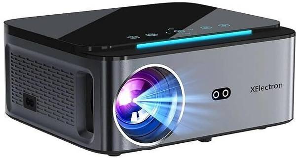 XElectron iProjector 2 Plus (20000 lm / 2 Speaker / Wireless / Remote Controller) Android 9.0 | Native 1080p Support 4K HDR| Auto (Focus + Obstacle Av...