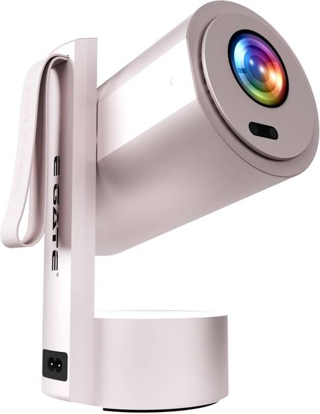 Egate Atom 4X (12000 lm) 1080p Native with 4K HDR-HLG | 400 ISO | Auto (Focus+Keystone) | Max Size 300-Inches (762cm) | USB-HDMI (ARC+eARC+CEC) | 1GB-...