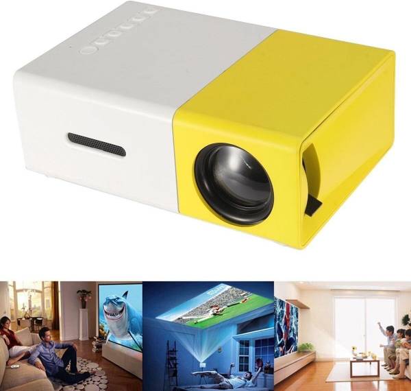 roxfire Mini Projector Home led Portable Small Projector HD Trade (30000 lm / 1 Speaker / Remote Controller) Portable Projector