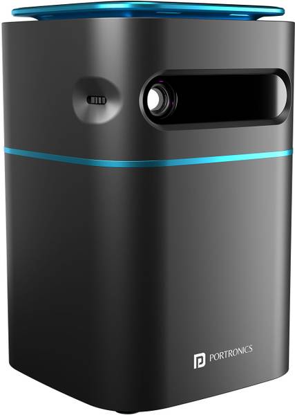 Portronics Pico 12 Smart Projector with Android 11, 4K Ultra HD Support, Auto Keystoning (3200 lm / Remote Controller) Portable Projector
