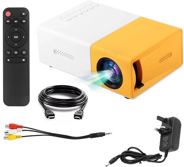 Jaaro Mini Projector Home Theater LED Projector IQ70 (600 lm / Remote Controller) Portable Projector