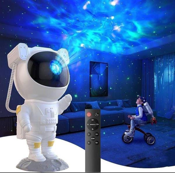 FLYSTO Night Light Creative Home Decoration Ornaments for Bedroom (0 lm / Wireless) Portable Projector