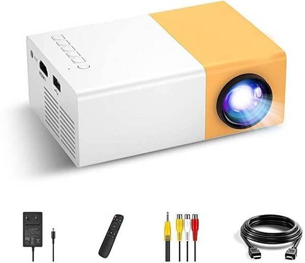 Mudo YG-300 Mini Projector, Film 1080p (1000 lm / Remote Controller) Portable Projector