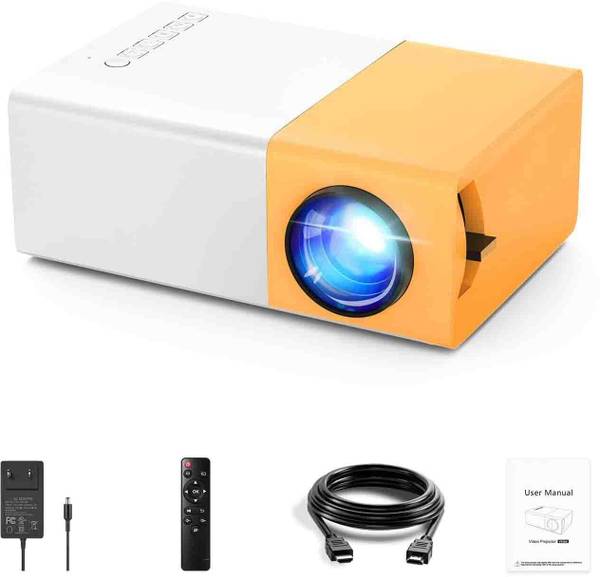 Hespa HD Mini Projector For Home Theatre (3000 lm / Remote Controller) Portable Projector