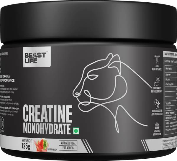 BeastLife Super Micronized Creatine Monohydrate | NABL Lab Tested | 100% Pure Creatine