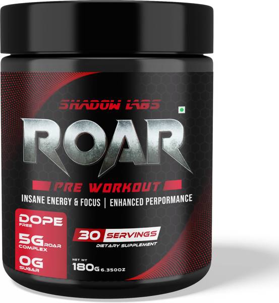 OREALFIT Shadow Labs Roar Pre Workout For Extreme Energy and Focus Pre Workout