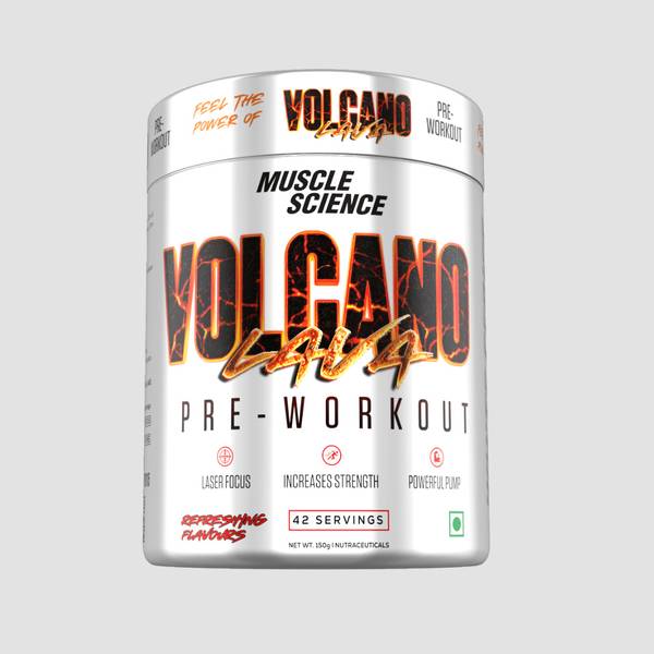 56 INCHES MUSCLE SCIENCE VOLCANO LAVA PREWORKOUT 150G Pre Workout