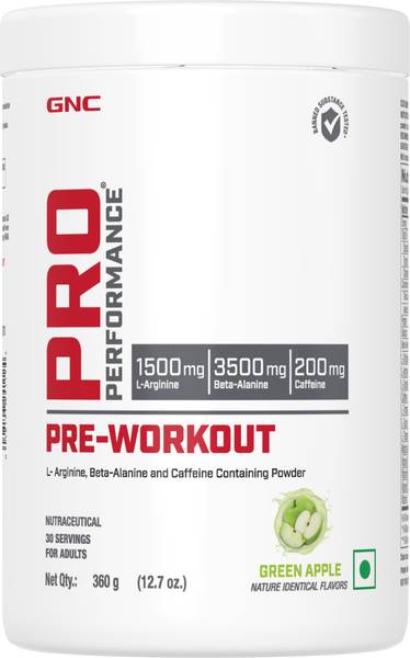 GNC Pro Performance | 360 gm | 30 Servings | Blood Orange Pre Workout