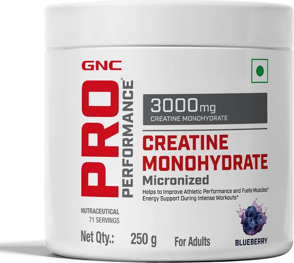 GNC Pro Performance Creatine Monohydrate ( Blueberry, 250gms) Creatine