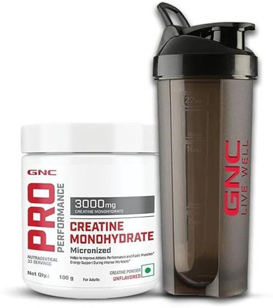 GNC Pro Performance Pure Micronized Creatine Monohydrate 100gm Unflavoured Creatine