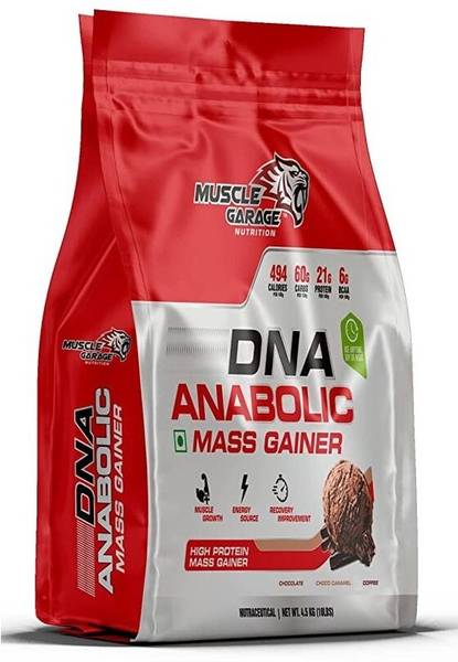 Muscle Garage DNA ANABOLIC MASS GAINER 6LBS HIGH PROTEIN Weight Gainers/Mass Gainers