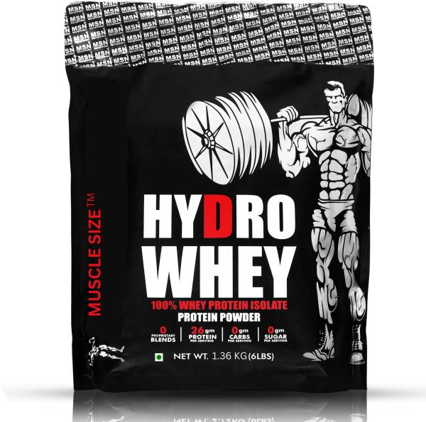 MUSCLE SIZE HYDRO WEHY PROTEIN 100% ISOLATE (3lbs, 1.36kg) Whey Protein