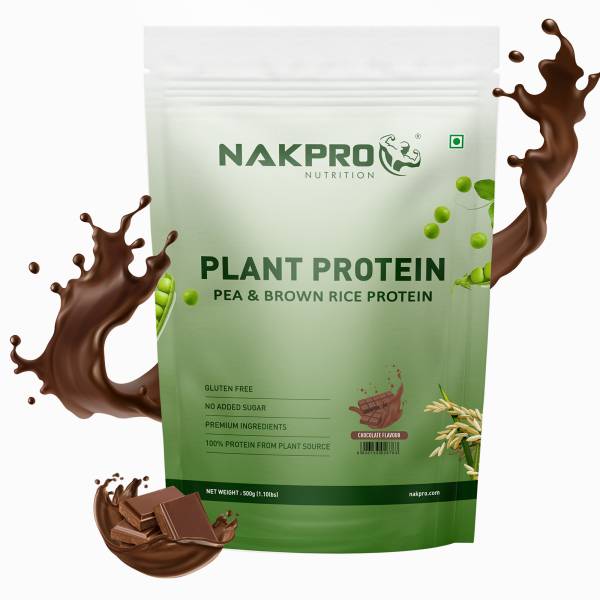 Nakpro Vegan Plant Protein Powder for Muscle Gain and Recovery | Nutrition Supplement | Plant-Based Protein