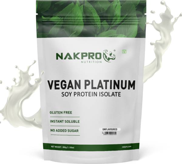 Nakpro Vegan Soy Protein Isolate 90%. Raw, Pure, Natural & Vegetarian Plant Protein Plant-Based Protein