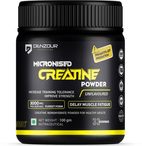 DENZOUR NUTRITION by Pure Micronised Creatine Powder Creatine