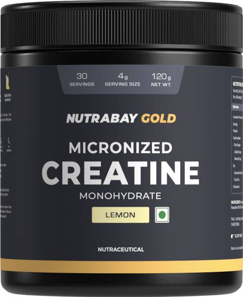 Nutrabay Gold Micronized Creatine Monohydrate, Pre/Post Workout, Flavoured Amino Acid Creatine