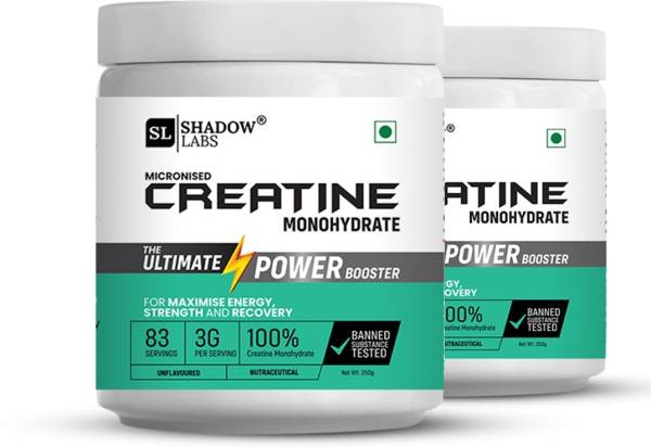 Shadow Labs 100% Pure Micronised Creatine Monohydrate powder Creatine