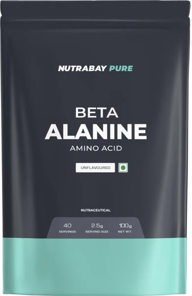 Nutrabay Pure 100% Beta Alanine Powder, Amino Acid Supplement for Men & Women, Pre Workout