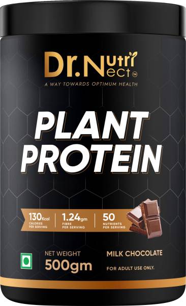 Dr.Nutrinect Plant Protein Powder Organic Pea & Brown Rice Isolate with 50 Vitamins & mineral Plant-Based Protein