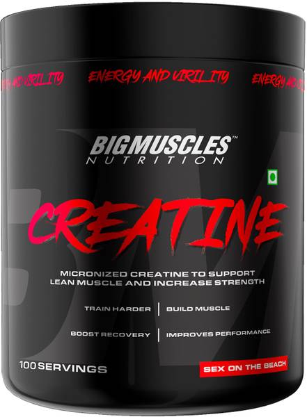 BIGMUSCLES NUTRITION Creatine Monohydrate [100 Servings] | Lab Tested | Muscle Building & Recovery Creatine
