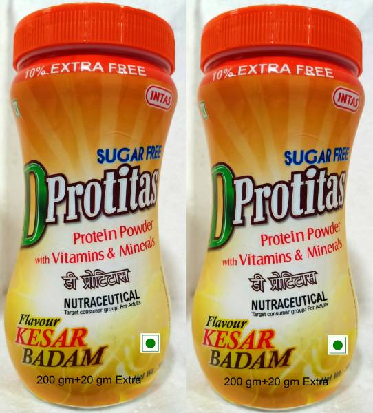 intas D PROTITAS WITH VITAMINS & MINERALS SUGAR FREE PROTEIN POWDER Whey Protein