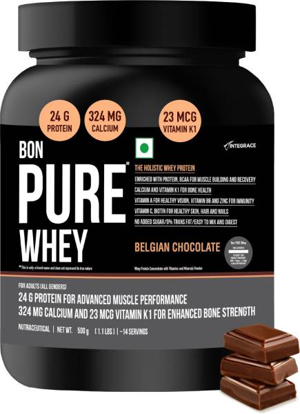 BON PURE WHEY Holistic Whey Protein with Vitamins-Minerals for Muscle Strength and Bone Health Whey Protein