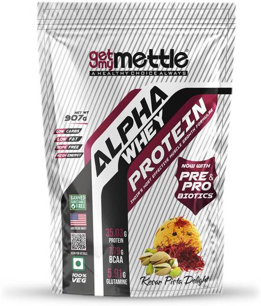 Mettle Alpha Whey Protein|No Added Sugar|100% Natural Whey|Lean Muscle ...