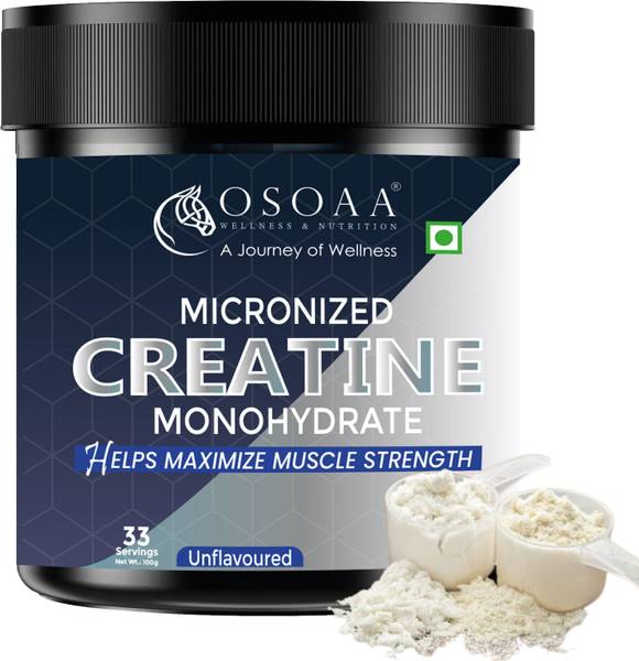 Osoaa Unflavored Creatine Monohydrate for Longer Workout, Muscle Repair & Recovery Creatine