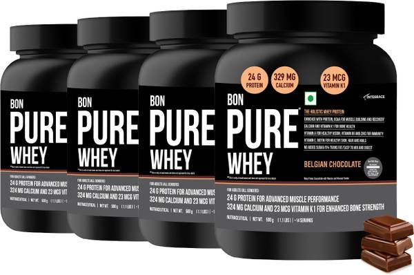 BON PURE WHEY Holistic Whey Protein with Vitamins-Minerals for Muscle Strength and Bone Health Whey Protein