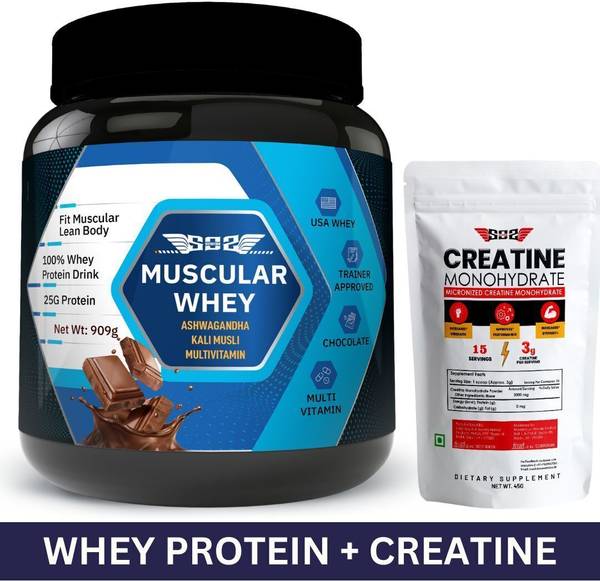 SOS Nutrition Whey Powder, Men, 25G , Multivitamins, Muscle Recovery, Growth Whey Protein