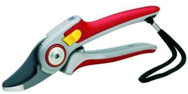 WOLF GARTEN Hand pruner-Red Professional Bypass Pruner with 30 Cutting Angle Joints Bypass Pruner