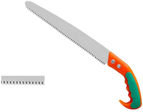 EmmEmm Finest Carbon Steel Pruning Saw Cutter for Trees & Branches (270mm Blade Cutter) Pruning Saw Anvil Pruner