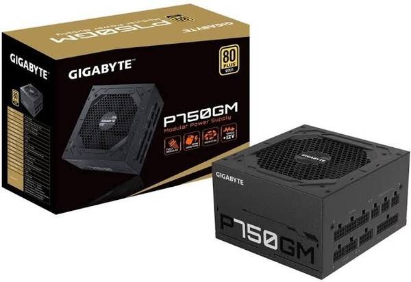 Gigaabyte Gigabyte GP P750GM Modular Refurbished 750 watt Gold smps 750 Watts PSU
