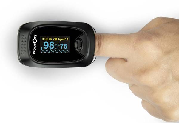 BPL Medical Technologies Smart Oxy Finger Tip Pulse Oximeter |SPO2 - Black Pulse Oximeter