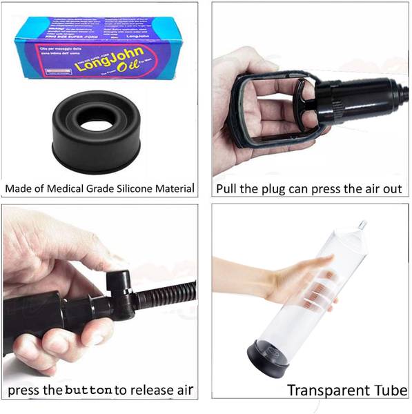 Passionhub Universal Passion hub vacuum pump with 1 silicon sleeves and L-J oil Handball Pump Pump