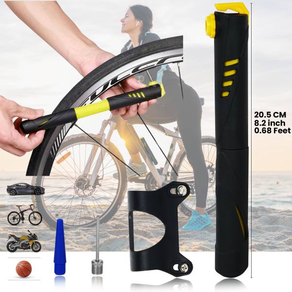 Manogyam Multifunction Portable Pump Bike,All Ball, Bicycle Air Pump fit Universal Presta Bicycle Pump