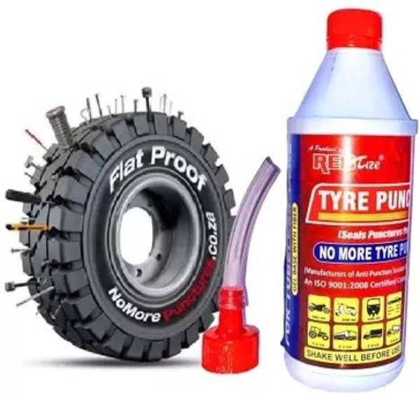 Redtize Tubeless Tire Sealant | Anti Puncture Liquid for Bike & Car Tyre P.2 Tubeless Tyre Puncture Repair Kit