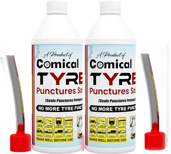 COMICAL Tire Sealant | Anti Puncture Liquid for Bike & Car Tyres Tubeless Tubeless Tubeless Tyre Puncture Repair Kit