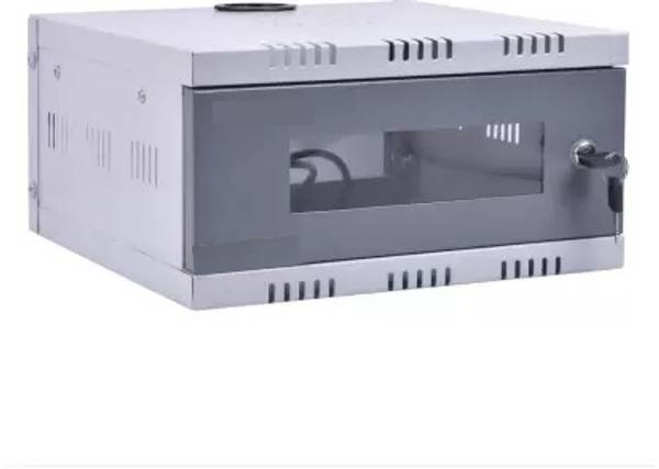 ELECTRA ZONE HAVY Grade CCTV/DVR Cabinet Box/DVR Rack Wall Mount with Lock/Network Rack-2U Brass Wall Shelf