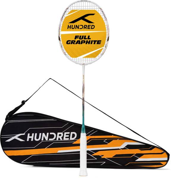 Hundred Powertek 1000 Pro Black Strung Badminton Racquet