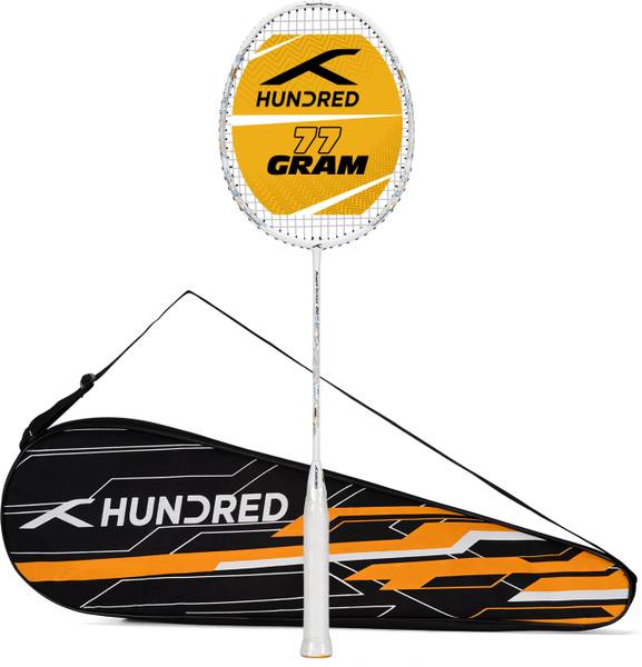 Hundred Power Surge 20 White Strung Badminton Racquet