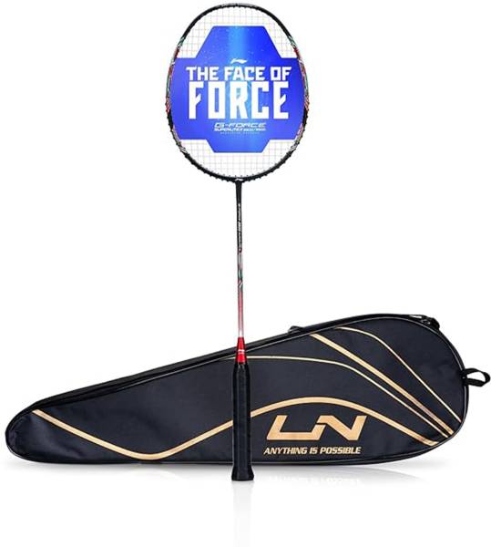 LI-NING G-Force 3900 Superlite II Grey Strung Badminton Racquet