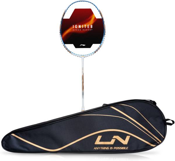 LI-NING Ignite 8 Japanese Carbon Graphite Black, Red Unstrung Badminton Racquet