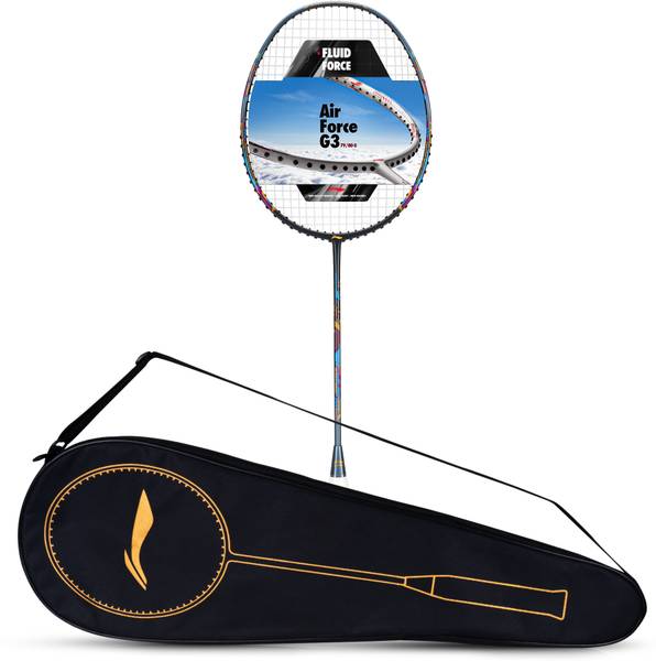 LI-NING Air - Force 79 G3 Black, Grey, Blue Strung Badminton Racquet